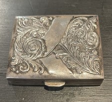 Vintage REO Sterling Silver Picture Album Trinket Box 38g
