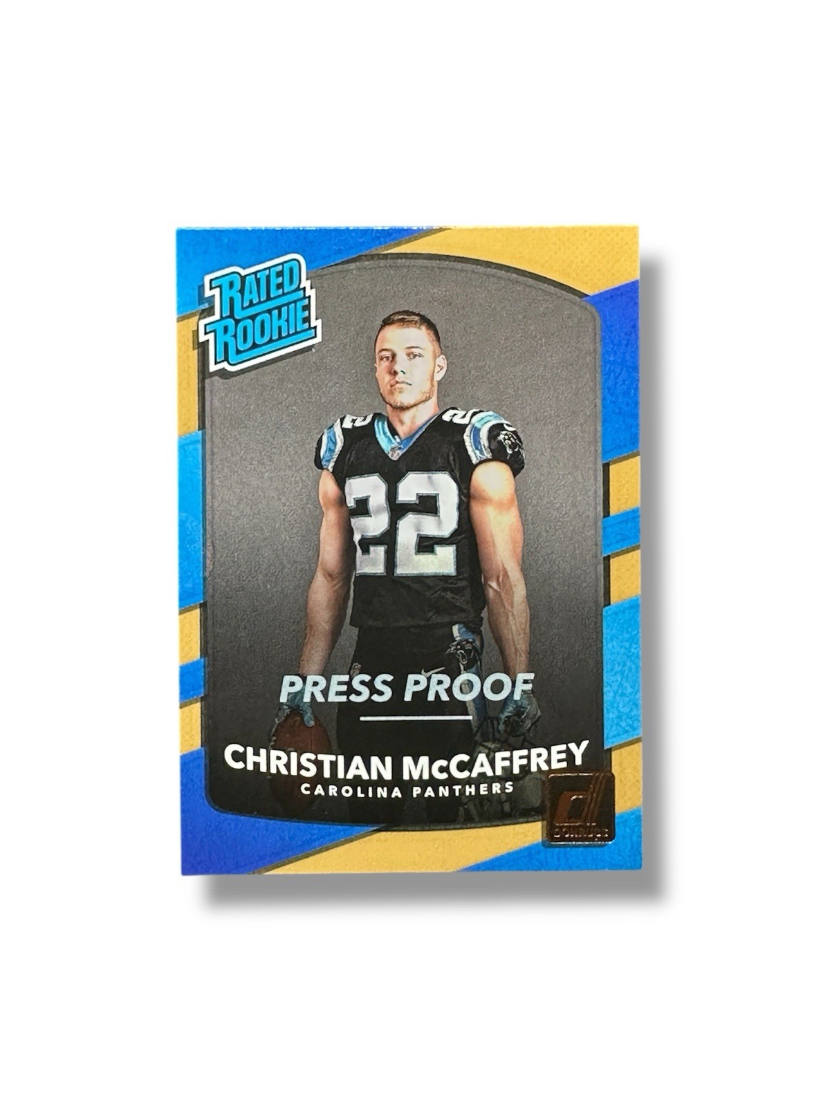 2017 Donruss #318 Christian McCaffrey RC Bronze Press Proof
