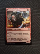 mtg electrostatic infantry foil dominaria united