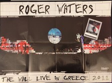 ROGER WATERS Il Muro Live In Athens 2011 Poster & Pass Classic ROCK