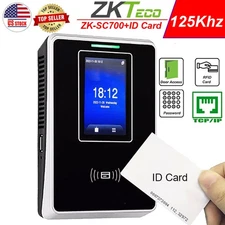 ZKTeco SC700 ID Card Time Clock Attendance Recorder Machine Employee Reader