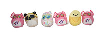 Squishmallows Mini Plush Mixed Lot Of 6 Characters Stuffed Animal Toy