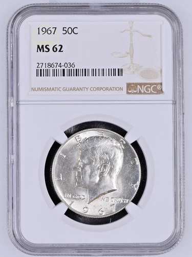 1966 Kennedy Half Dollar NGC MS63 Philadelphia Mint  Collector Coin 36 USA 🔥