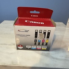 Genuine Canon 251 4-Pack Ink Cartridges Black Cyan Magenta Yellow New