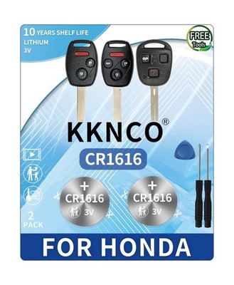Key Fob Battery Replacement for Honda 2005-2017 fits Civic Accord CR-Z CR-V P...