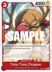 Tony Tony.Chopper OP04-010 Common Kingdoms of Intrigue One Piece TCG