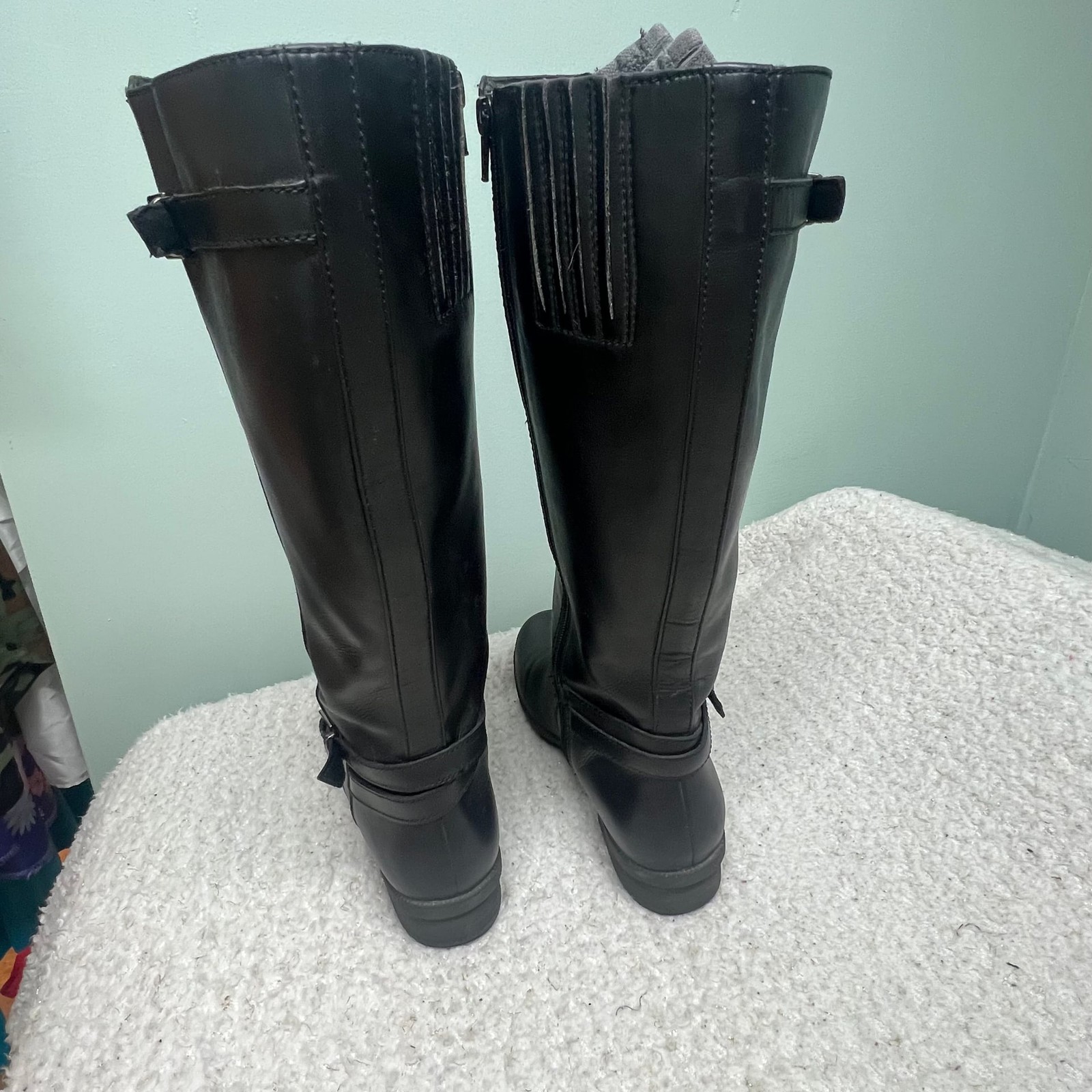 Clarks Malia Poplar Tall Boots Black Womens SIZE … - image 9