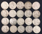 LOT # 1070   ROLL OF 20 FRANKLIN HALF DOLLARS