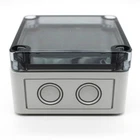 Altech Corp 137-003 PC99-6-tm Enclosure Polycarbonate Transparent Lid Knockouts