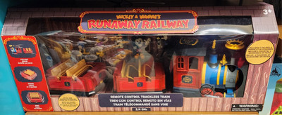 Disney Mickey Minnie's Runaway Railway Remote Control Trackless Train New w Box