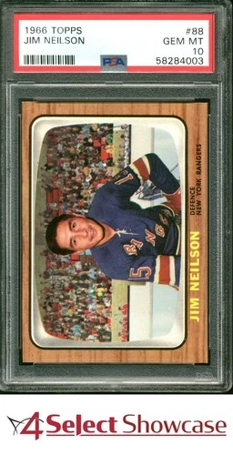 1966 TOPPS #88 JIM NEILSON RANGERS POP 1 PSA 10 SET BREAK