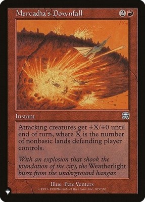 Mercadia's Downfall ~ The List [ NM ] [ Magic MTG ]