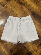 VTG Rare 80s 90s Wrangler USA High Waist Cut Off Shorts size 7/8 Waist 26