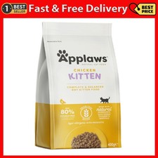 Applaws Complete Natural and Grain Free Dry Kitten Food, Chicken, 400G (Pack of 21.63 per kilo