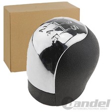 5-GANG SCHALTKNAUF SCHWARZ CHROM passend für OPEL VECTRA C SIGNUM SCHALTKNÜPPEL