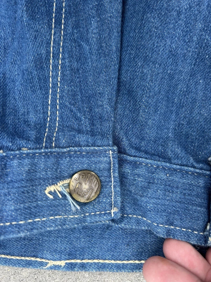 Vintage 70’s With Tags Landlubber Jeans 30/32 Blue Denim USA - Image 4 of 4