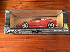 Hot Wheels 1:18 Ferrari F430 Red Diecast Car Model, Unopened Box