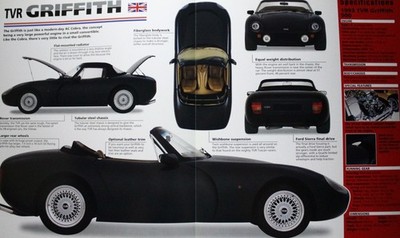 TVR Griffith Car Picture Brochure Pamphlet Out of Print Info Detail Sheet    