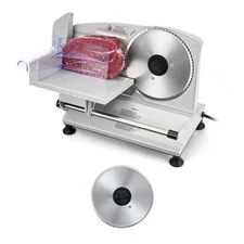 VEVOR Meat Slicer Electric Deli Slicer Machine 150W 6.7 in Sharp Blade for Home