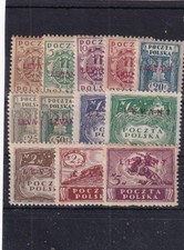 Poland 1919  MH  ( Levant ) Mi.  1/12 Nice set see scan sold as is high cat.val.