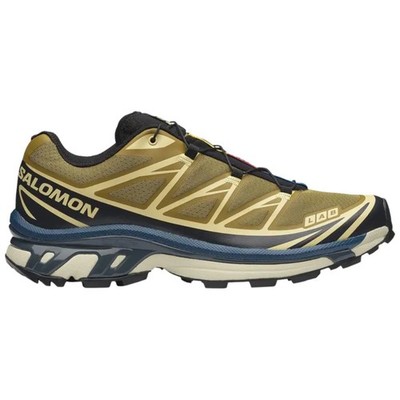 Salomon XT-6 Brilliant Olive Dark Navy L49206000 Men New