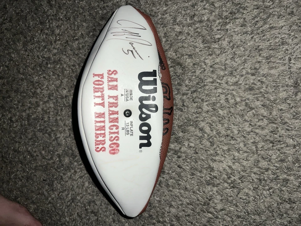 Fútbol americano firmado por los 49ers Terrell Owen’s, Jerry Rice, Jeff Garcia ¡y muchos más! Foto 3 de 3