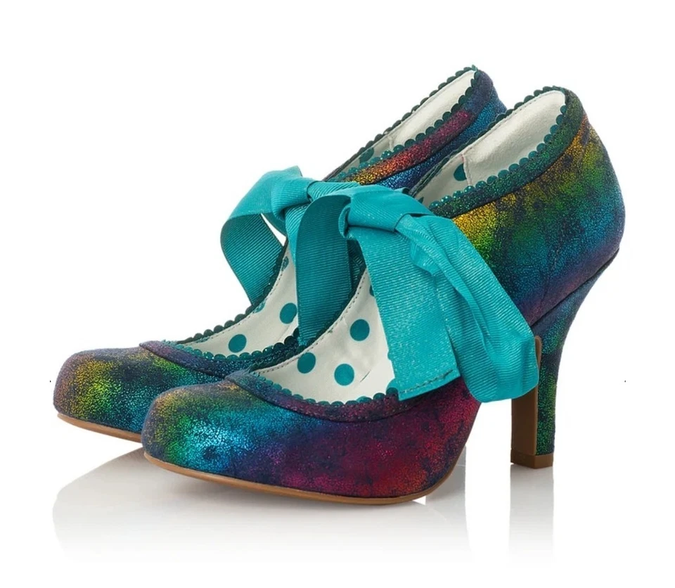 BRAND NEW Ruby Shoo Willow in Rainbow Size 7/40 RARE & STUNNING - Image 2 of 4