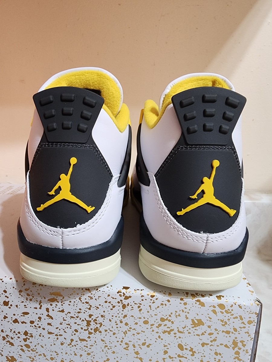 Women's Size 7 Nike Air Jordan 4 Retro Vivid Sulfur Yellow OG