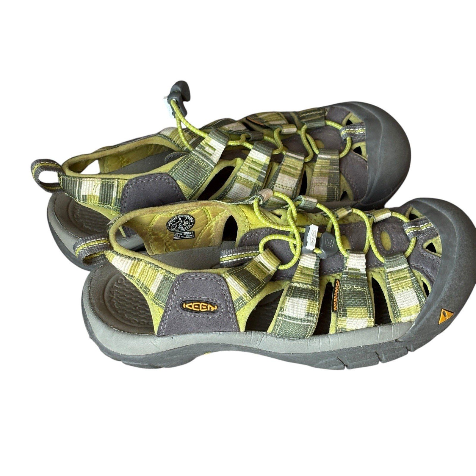 Sandali impermeabili Keen donna Newport H2 taglia 9 verde escursionismo natura