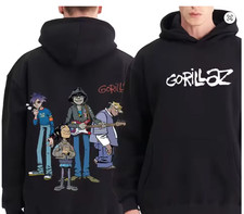 Fashion Gorillaz Rock Band Printed Hoodie 2025Autumn/Winter Men's Women's Street
