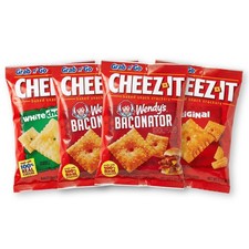 Cheez-it Ultimate Variety Pack 4 Pack, Featuring Wendy's Baconator, White Chedda