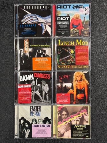 Rock Candy CD Lot 8 Lynch Mob Damn Yankees Riot Montrose Hard Rock Remaster SET