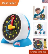 Learning Clock - Educational Talking Learn to Tell Time Teaching Toy with Qui...