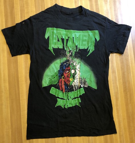 1989 Vintage Testament GREENHOUSE EFFECT TOUR ENVIRONMENTAL HOLOCAUST T Shirt