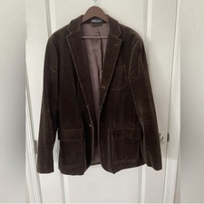 Vintage Polo by Ralph Lauren Men's Brown 3 Button Corduroy Brown Blazer.Size 44L