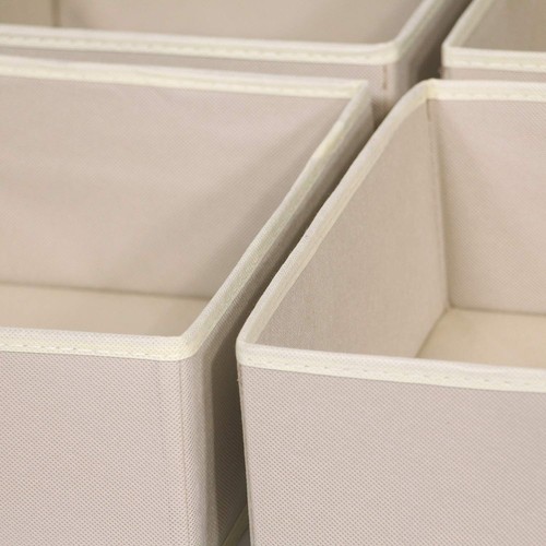 4 Pack Foldable Cloth Storage Box Closet Dresser Drawer Organizer Fabric Bask... - Picture 4 of 7