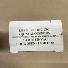 Closet Light Switch 120V AC 6A LEE Electric Inc. # 209DN Door Light Switch 600w