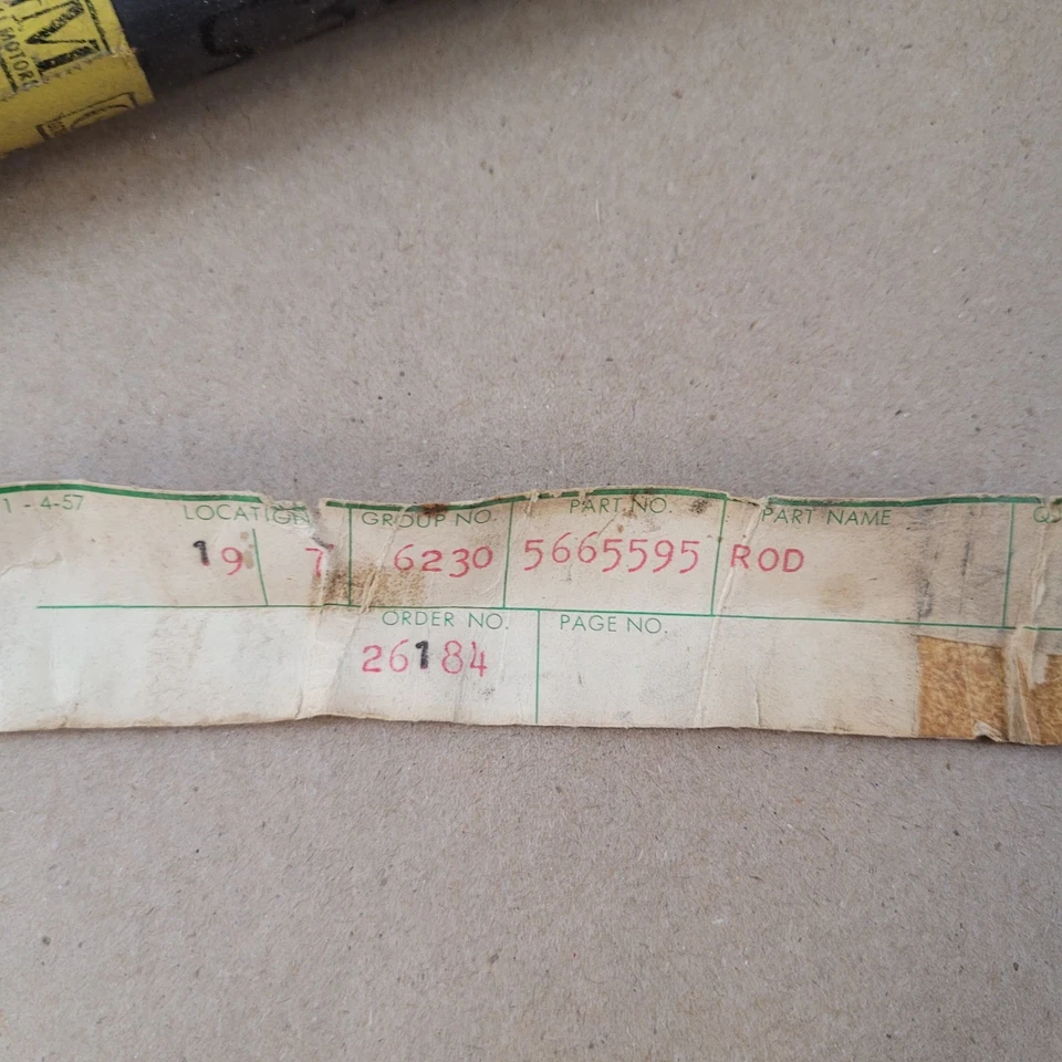 Nuevo NOS GM OEM 5665595 Tie Rod End 1953-56 Oldsmobile 88 98 sin dirección asistida Foto 3 de 4