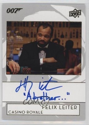 2019 James Bond Collection Inscriptions Jeffrey Wright as Felix Leiter Auto ob9