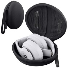 Elegant Black Hard Shell Case for Beats Studio Pro, Solo3  More - Travel Ready