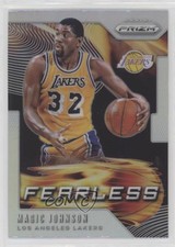 2019-20 Panini Prizm Fearless Silver Prizm Magic Johnson #11 HOF 0rf9