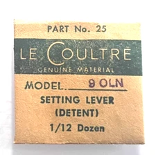 Jaeger LeCoultre 90LN Setting Lever (detent) watch part #25
