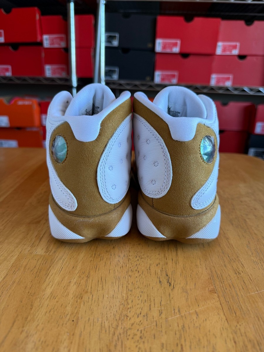 Men's 4, 4Y, Women's 5.5 Nike Air Jordan 13 Retro 414571-171 White