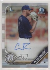2019 Bowman Chrome Prospects Refractor 302/499 Cam Roegner #CPA-CR Auto py5