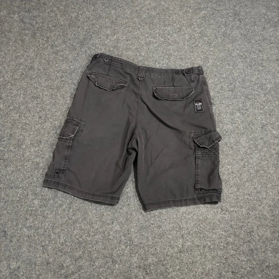 Pantalones Cortos Carga Billabong Para Hombre Talla 36 Gris Bolsillos Foto 2 de 4