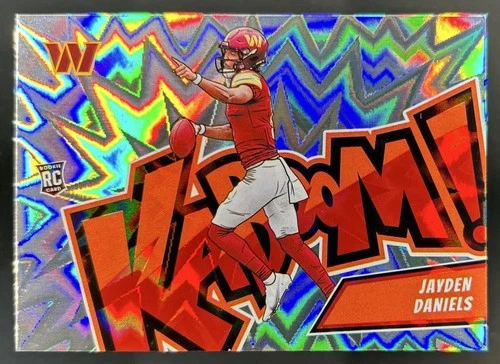 2024 Panini Absolute Jayden Daniels Kaboom Horizontal RC SSP #7 Commanders
