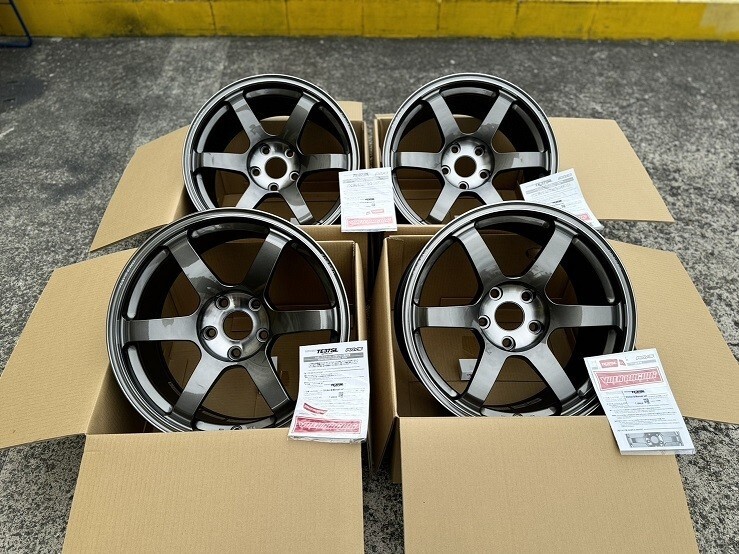 JDM RAYS TE37 SAGA SL 18inch 120x5 Set4 Wheels japan Racing New