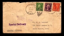 1937 MPLS & St Louis RPO Special Delivery Cover / Some Edge Dmg - L19071
