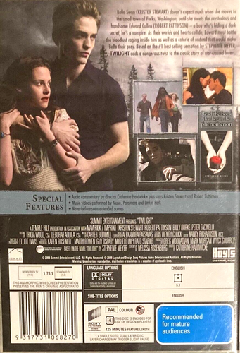 Twilight Bundle Bulk x 3 Twilight New Moon Eclipse (DVD, 2009, 3-Disc Set) NEW - Picture 3 of 8