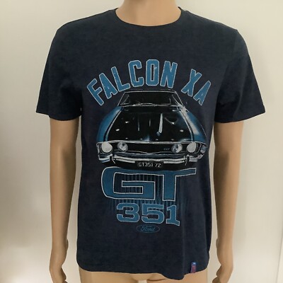 FALCON XA GT 351 FORD MOTOR COMPANY SIZE SMALL BLUE MENS T SHIRT NWT  Australia